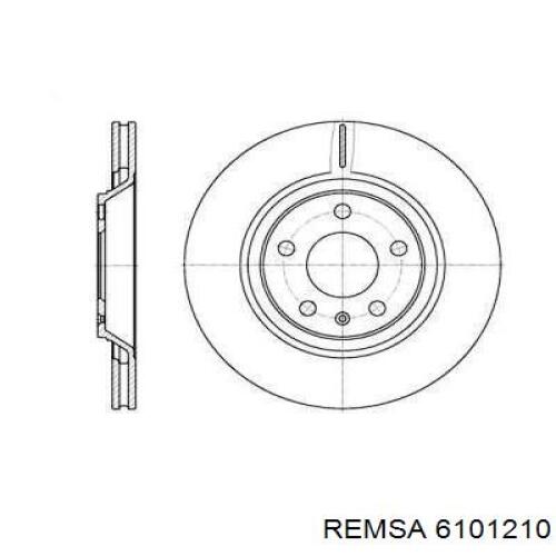 6101210 Remsa диск тормозной задний