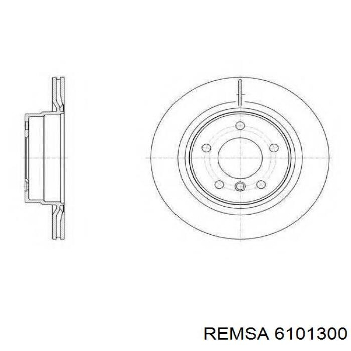 Тормозные диски 6101300 Remsa