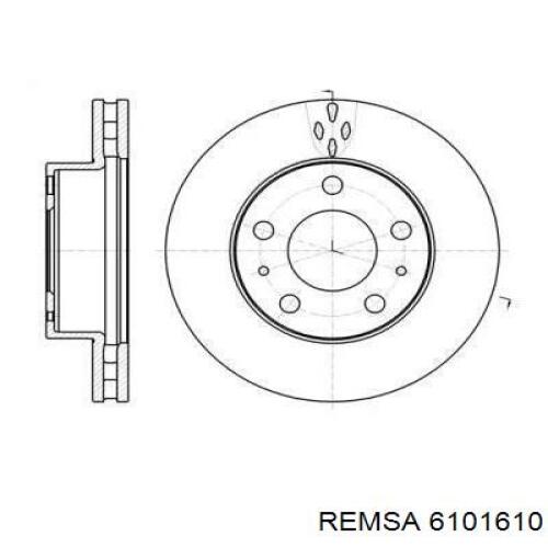 6101610 Remsa диск тормозной передний
