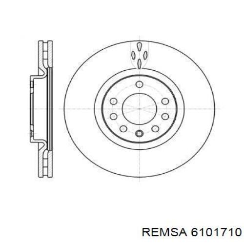 Передние тормозные диски 6101710 Remsa