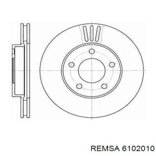 6102010 Remsa диск тормозной передний