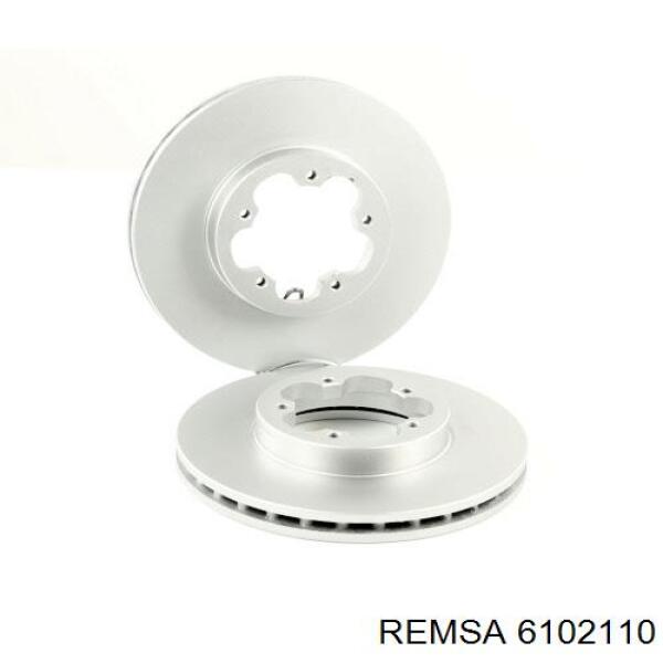 Передние тормозные диски 6102110 Remsa