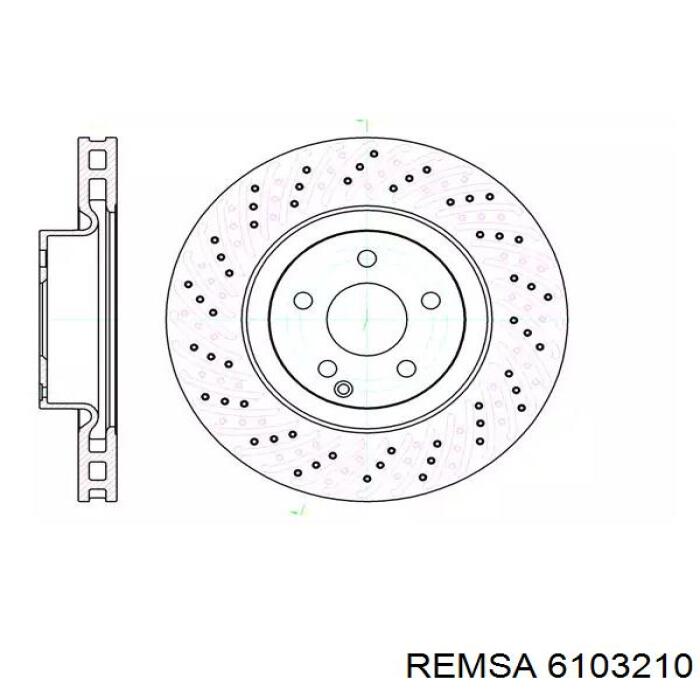 6103210 Remsa диск тормозной передний