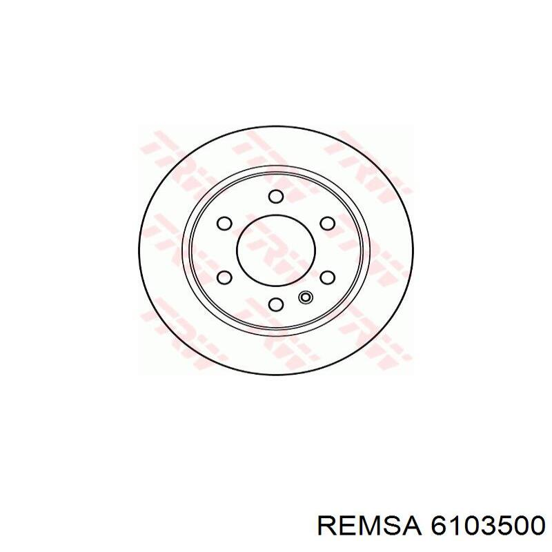 Тормозные диски 6103500 Remsa