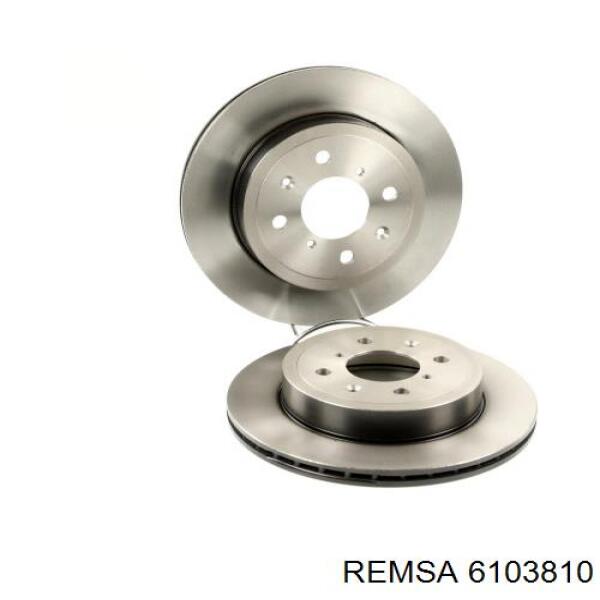 Передние тормозные диски 6103810 Remsa