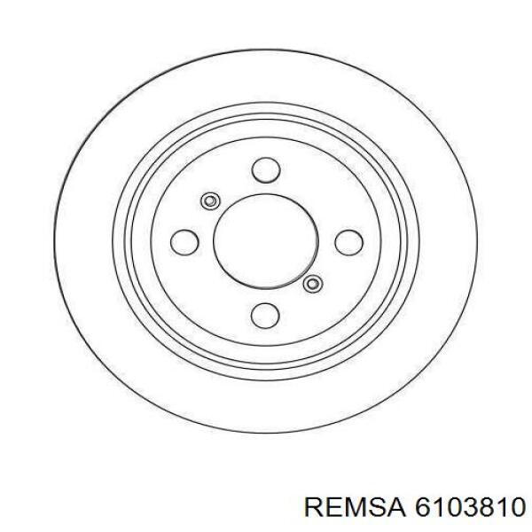 Передний тормозной диск Remsa 6103810