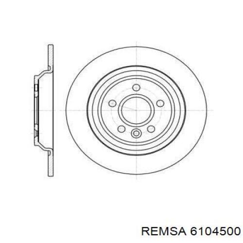 Тормозные диски 6104500 Remsa