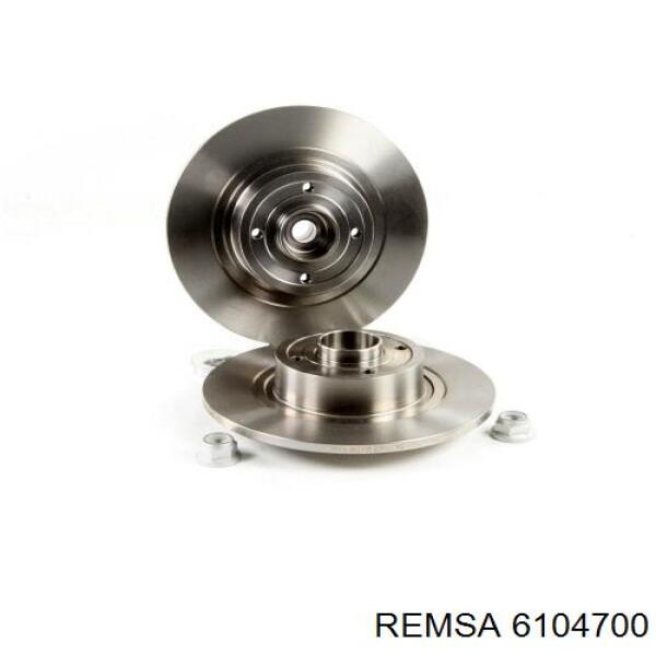 Тормозные диски 6104700 Remsa