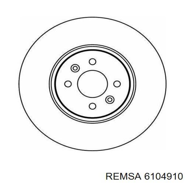 Купить 6104910 Remsa Ротор тормозной