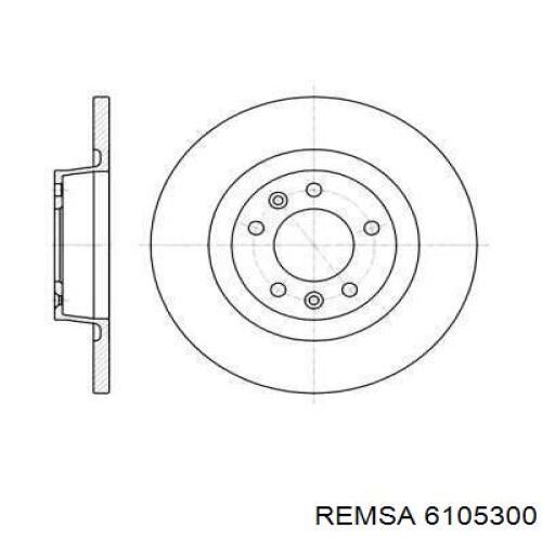 Задний тормозной диск Remsa 6105300 цена, от 40.99 USD