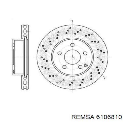 Купить 6106810 Remsa Ротор тормозной