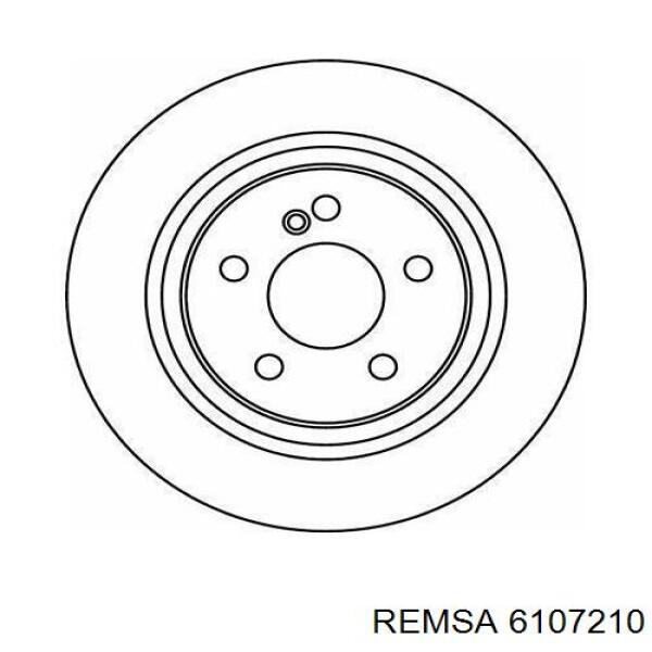 Задний дисковый тормоз Remsa 6107210