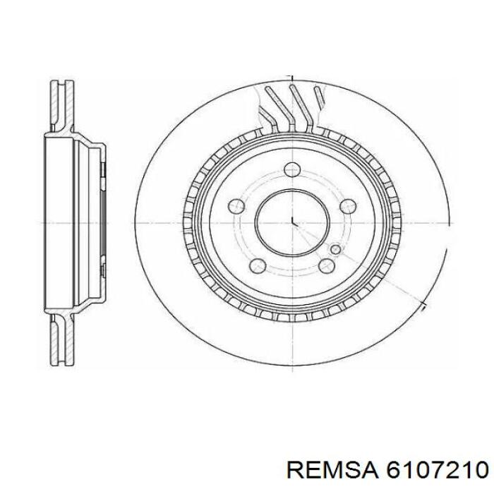 6107210 Remsa тормозные диски
