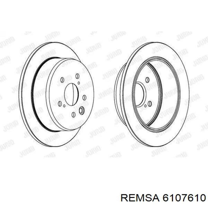 6107610 Remsa Диск тормозной передний