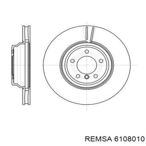 6108010 Remsa диск тормозной передний