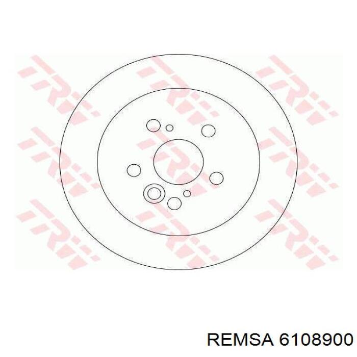 Тормозные диски 6108900 Remsa