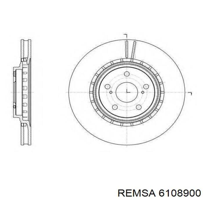 6108900 Remsa Дисковый тормоз