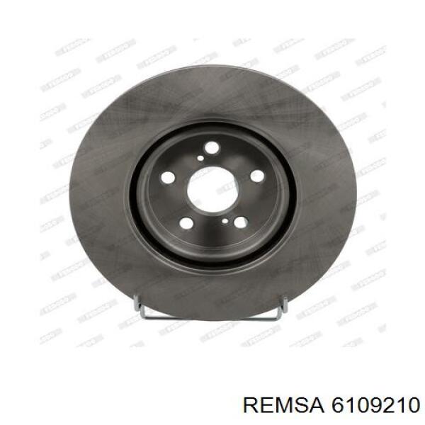Передние тормозные диски 6109210 Remsa