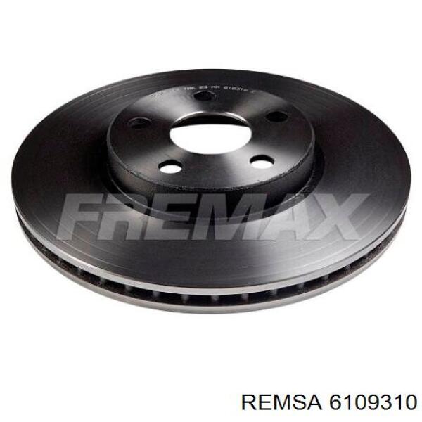 Передние тормозные диски 6109310 Remsa