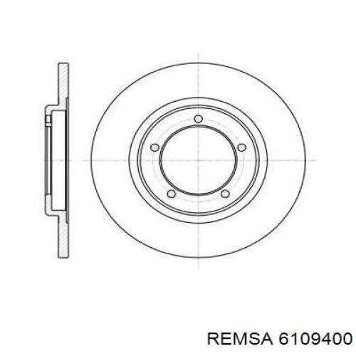 Передние тормозные диски 6109400 Remsa