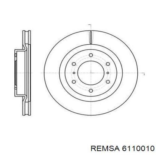 Купить 6110010 Remsa Ротор тормозной