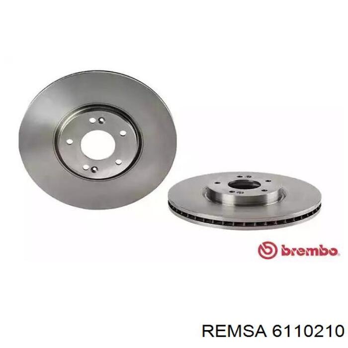 Передние тормозные диски 6110210 Remsa