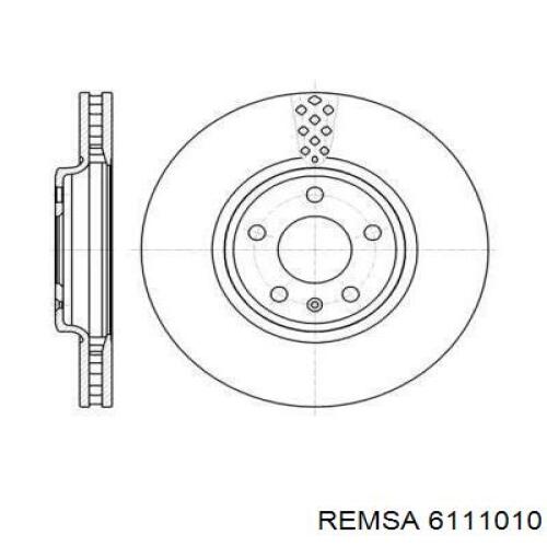 Передние тормозные диски 6111010 Remsa