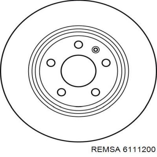 Купить 6111200 Remsa Диск тормозной задний