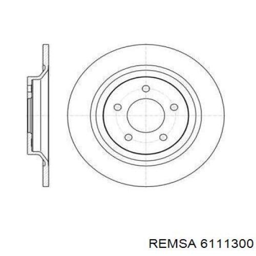 Тормозные диски 6111300 Remsa