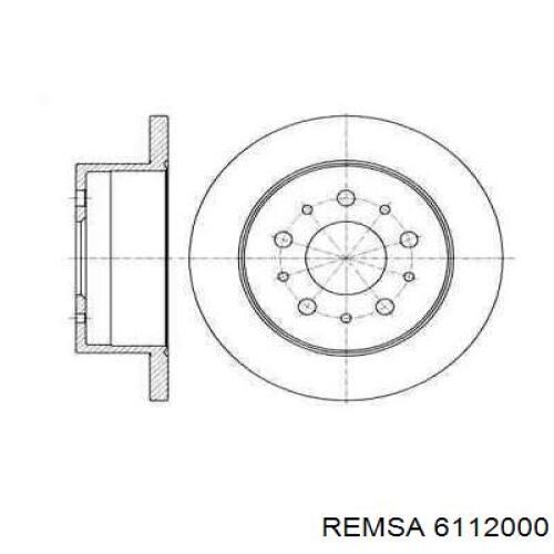 Тормозные диски 6112000 Remsa