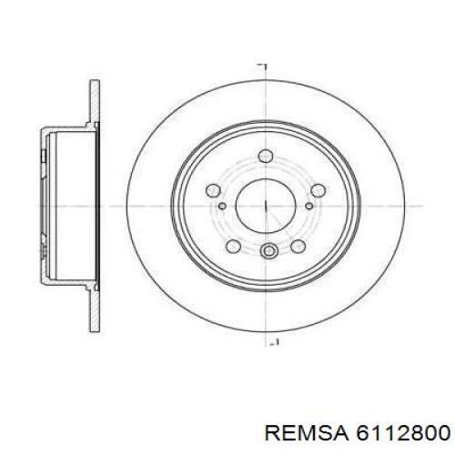 Тормозные диски 6112800 Remsa