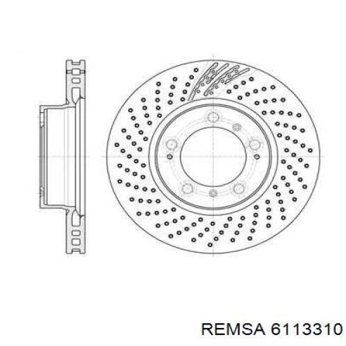 Диск тормозной передний REMSA 6113310