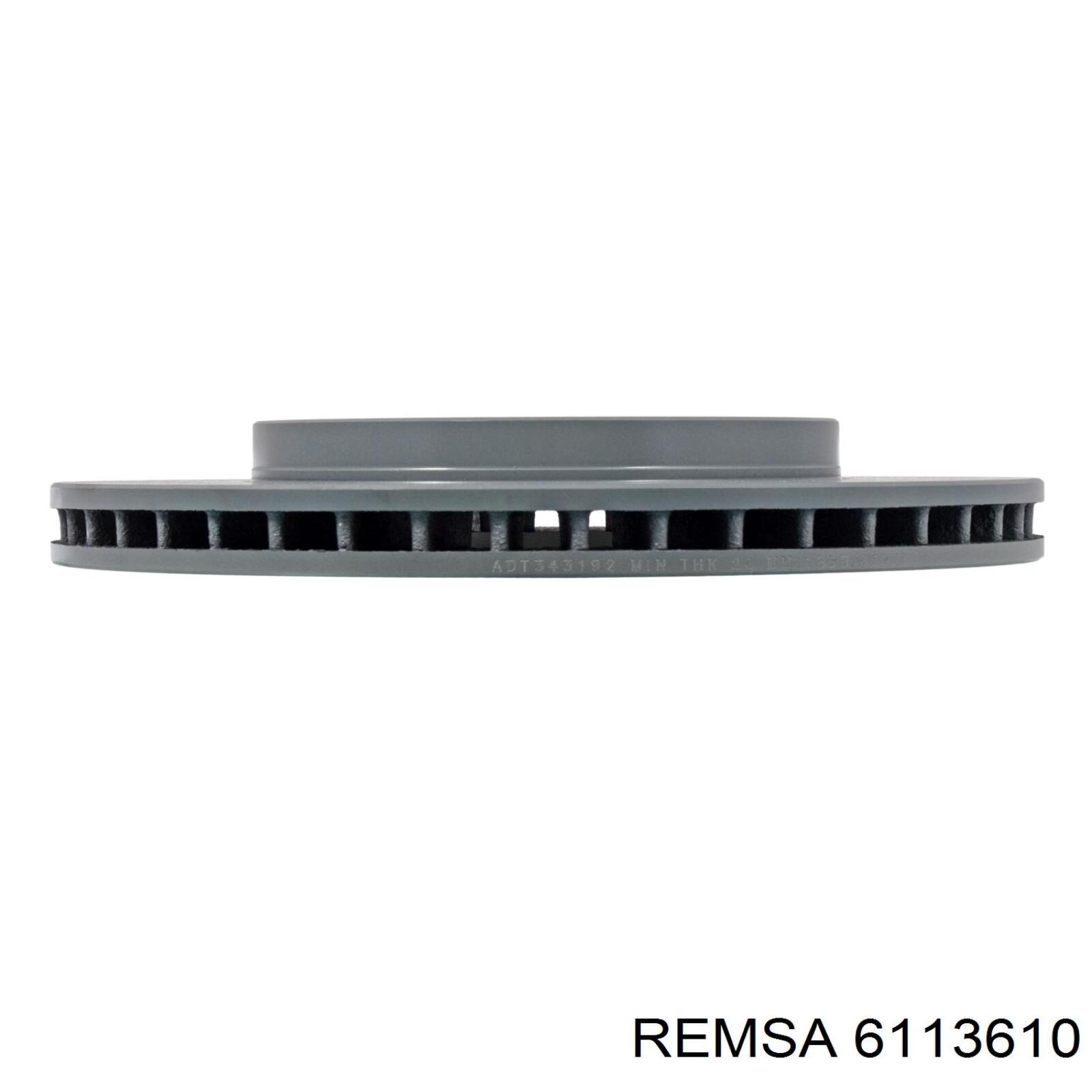 Передний тормозной диск Remsa 6113610