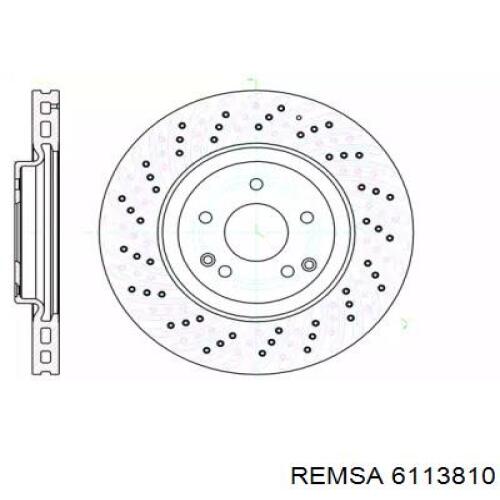 61138.10 Remsa диск тормозной передний