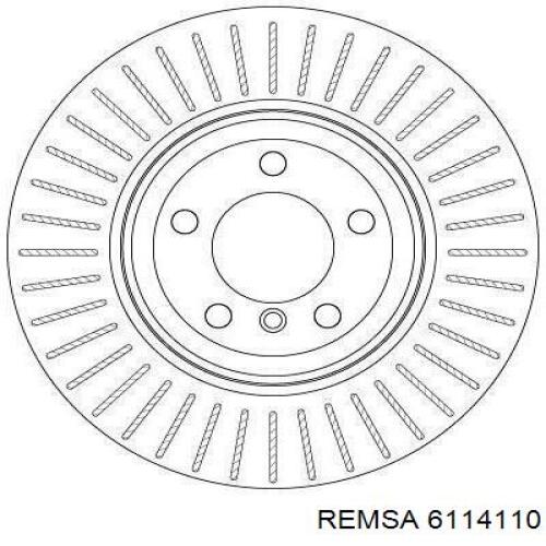 Купить 6114110 Remsa Диск тормозной задний