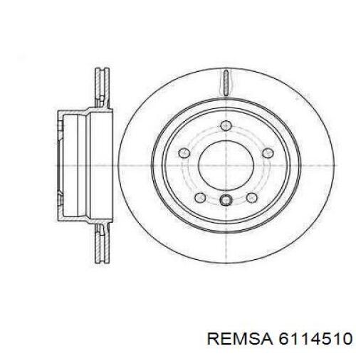 Тормозные диски 6114510 Remsa