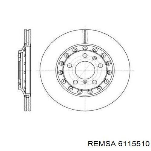 Тормозные диски 6115510 Remsa