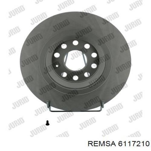 Тормозные диски 6117210 Remsa
