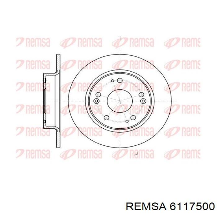 Задний тормозной диск Remsa 6117500 цена, от 26.45 USD
