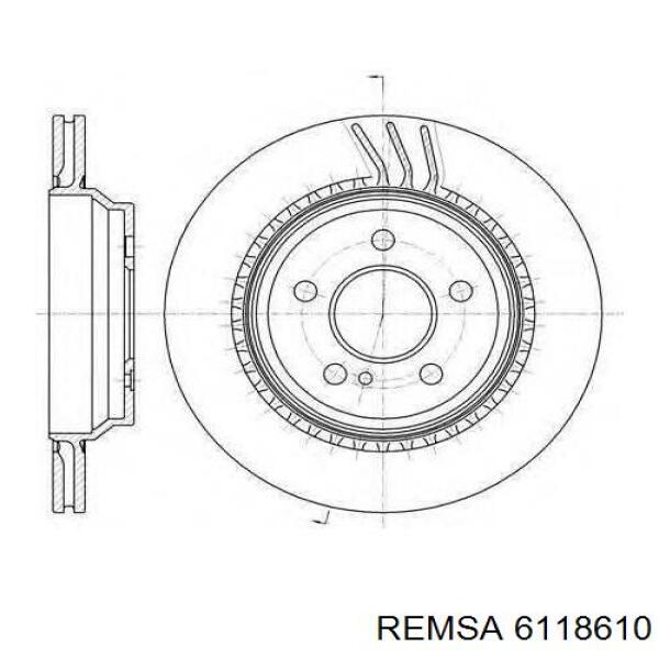 Купить 6118610 Remsa Ротор тормозной