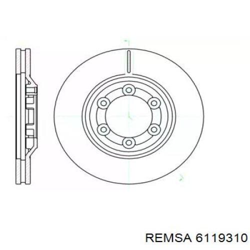 Купить DI921C Japan Parts Ротор тормозной