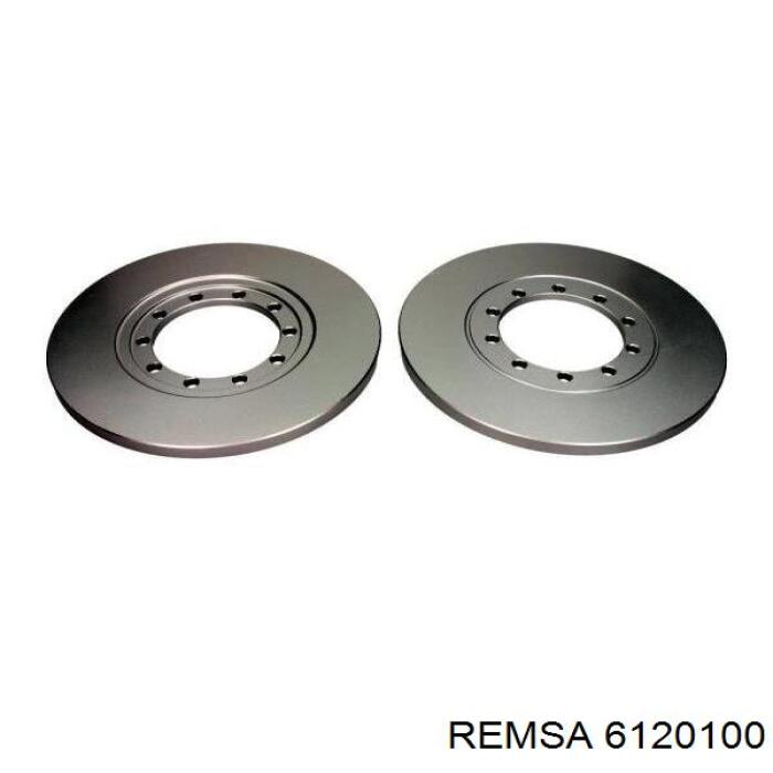 Тормозные диски 6120100 Remsa
