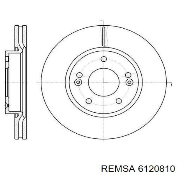 61208.10 Remsa тормозные диски