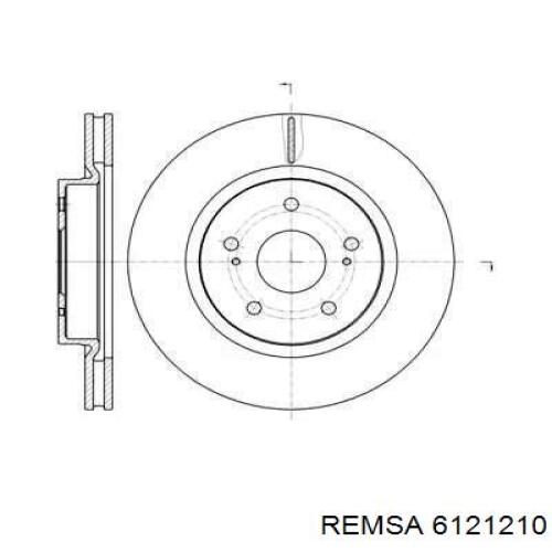 Тормоз дисковый передний Remsa 6121210 цена, от 44.58 USD