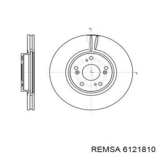 Купить 6121810 Remsa Ротор тормозной