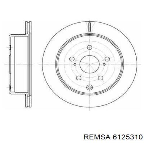 Тормозные диски 6125310 Remsa