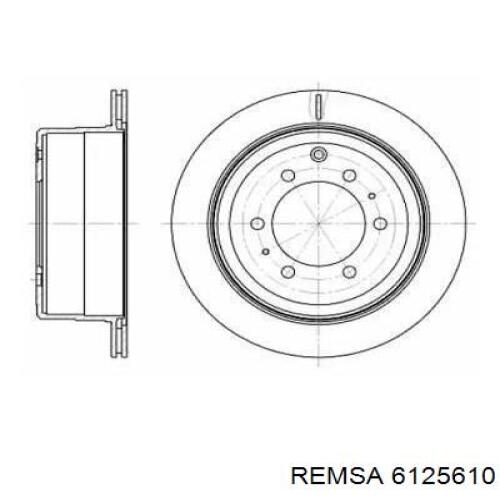 Тормозные диски 6125610 Remsa