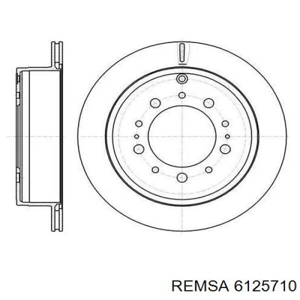 6125710 Remsa Дисковый тормоз