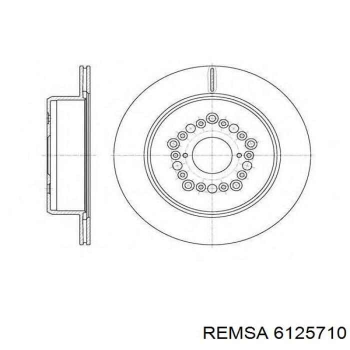 Задний тормозной диск Remsa 6125710 цена, от 69.18 USD