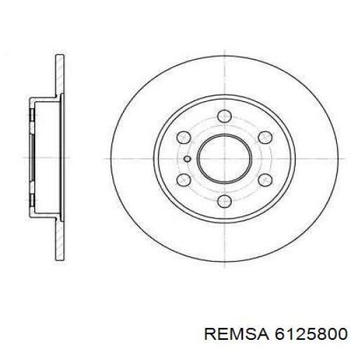 Тормозные диски 6125800 Remsa